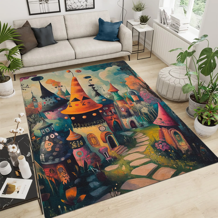 enchanted -Village- Stroll- carpets

