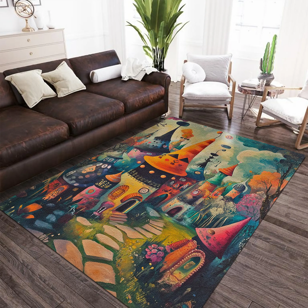 enchanted -Village- Stroll- carpets
