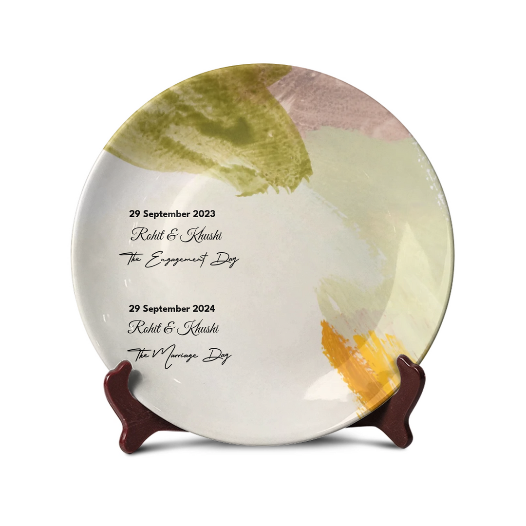 Engagement to Marriage Memory Personalized Date - Telinchi