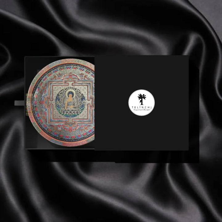 Tibetan Buddha Sacred Mandala Plate