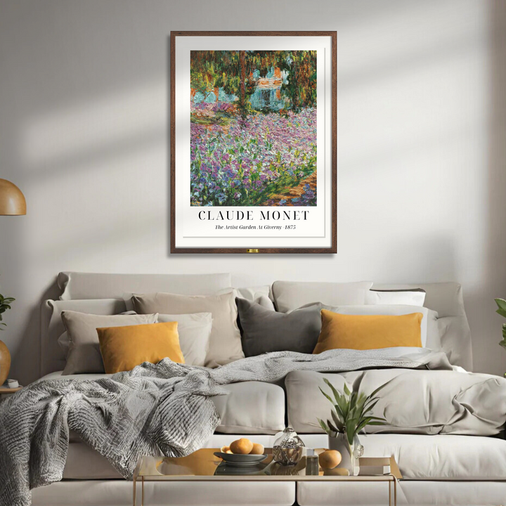 Giverny Garden Bliss, Claude Monet Popular Painting