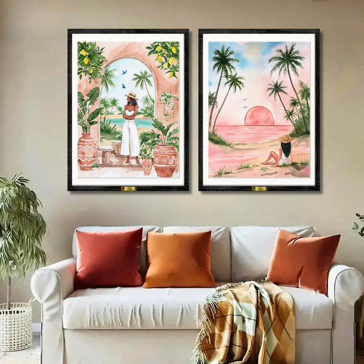 Lady Power Wall Art Set of 2