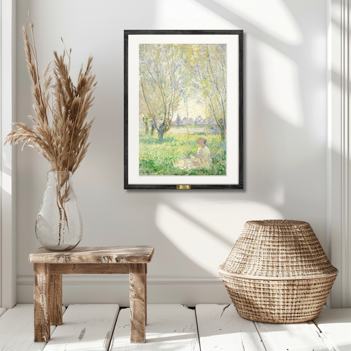 Pastoral Whispers by, Claude Monet Painting