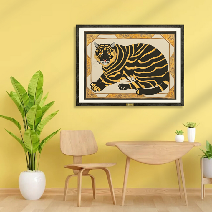 Golden Stripes Elegance