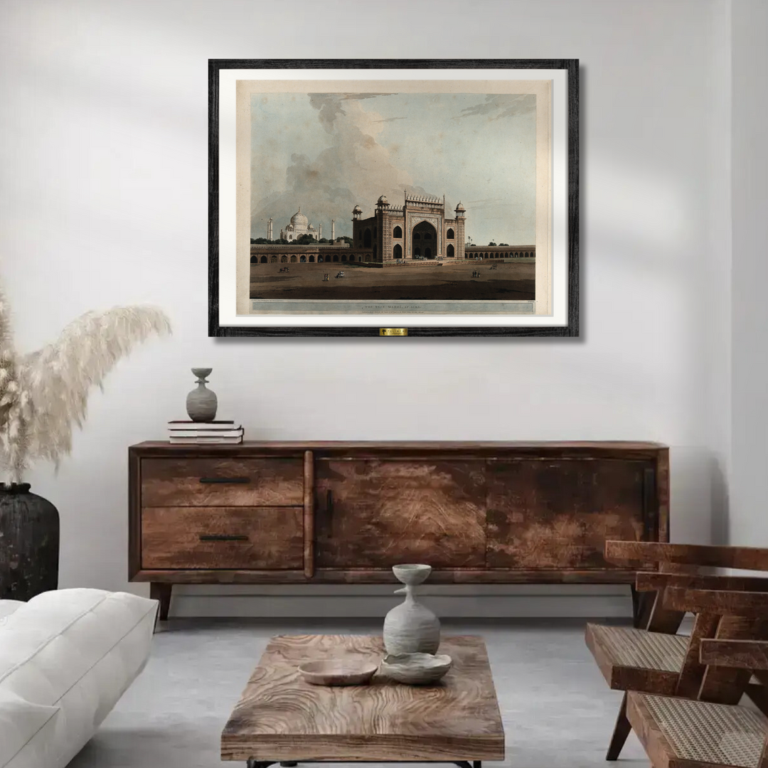 The Taj Mahal, Agra by Thomas Daniell