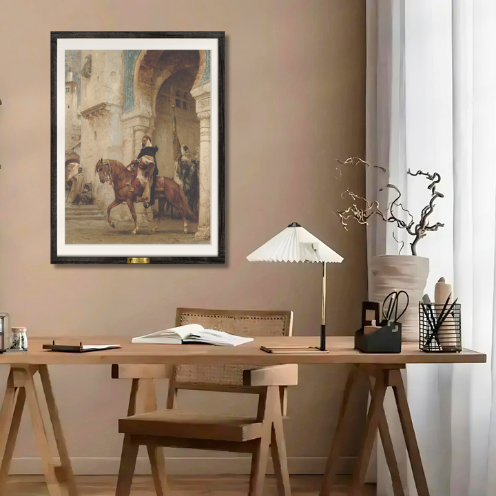 Horseman Leaving a Palace.