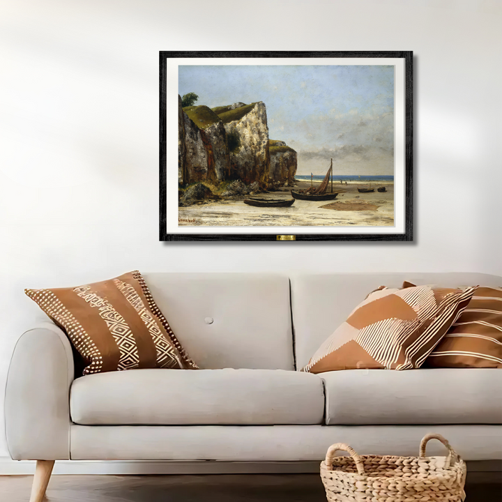 Beach in Normandy by Gustave Courbet