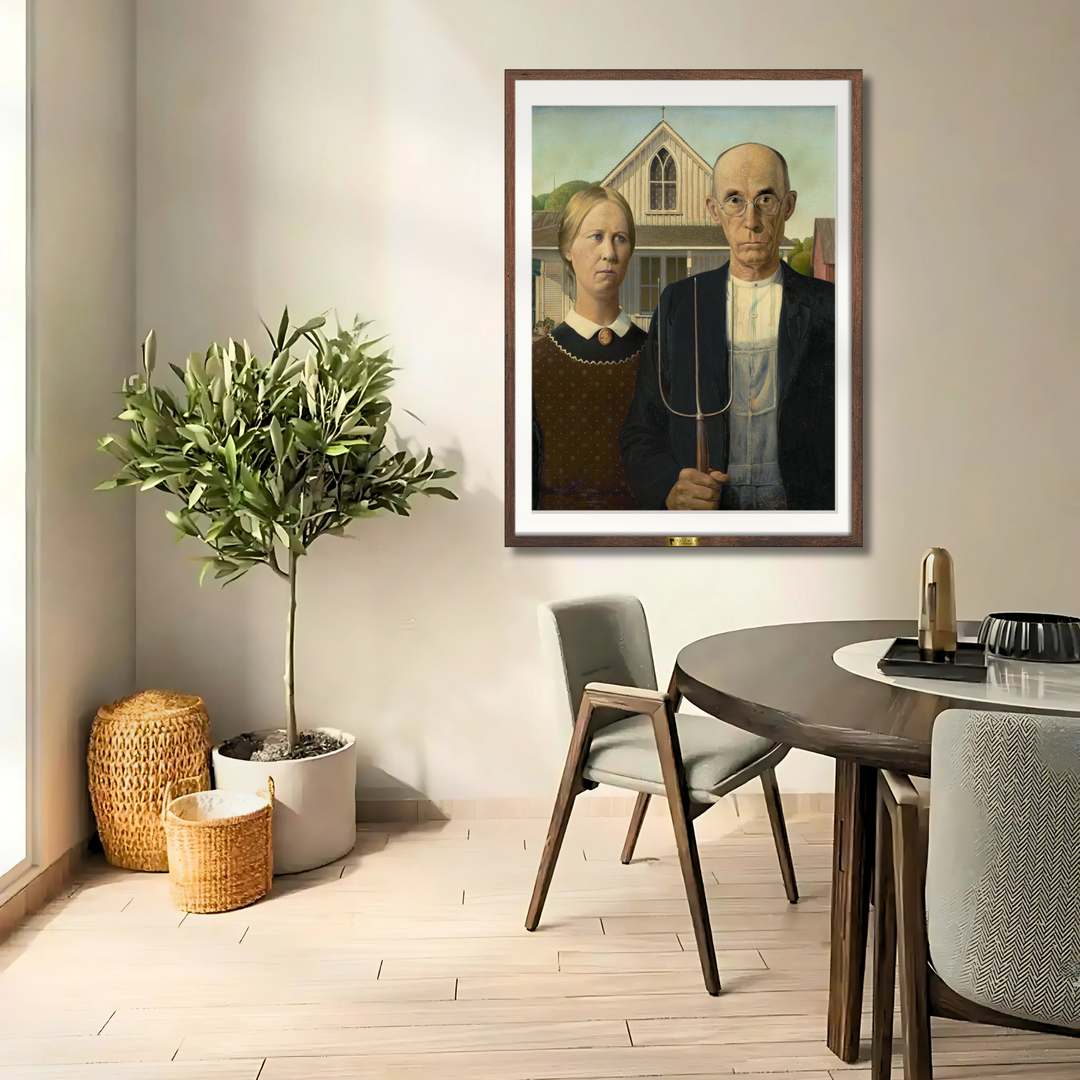 American Gothic by Grant Wood