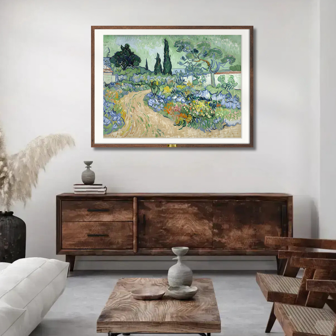 Garden with Flowering Trees by Vincent Van Gogh