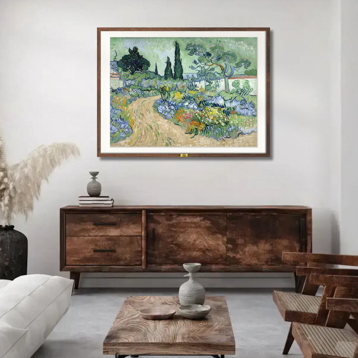 Garden with Flowering Trees by Vincent Van Gogh