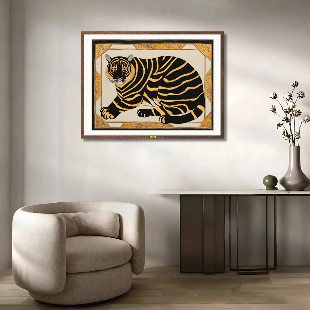 Golden Stripes Elegance