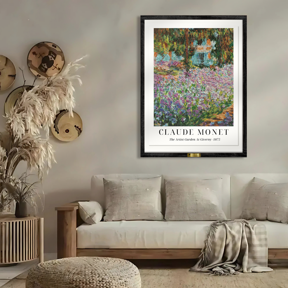Giverny Garden Bliss, Claude Monet Popular Painting