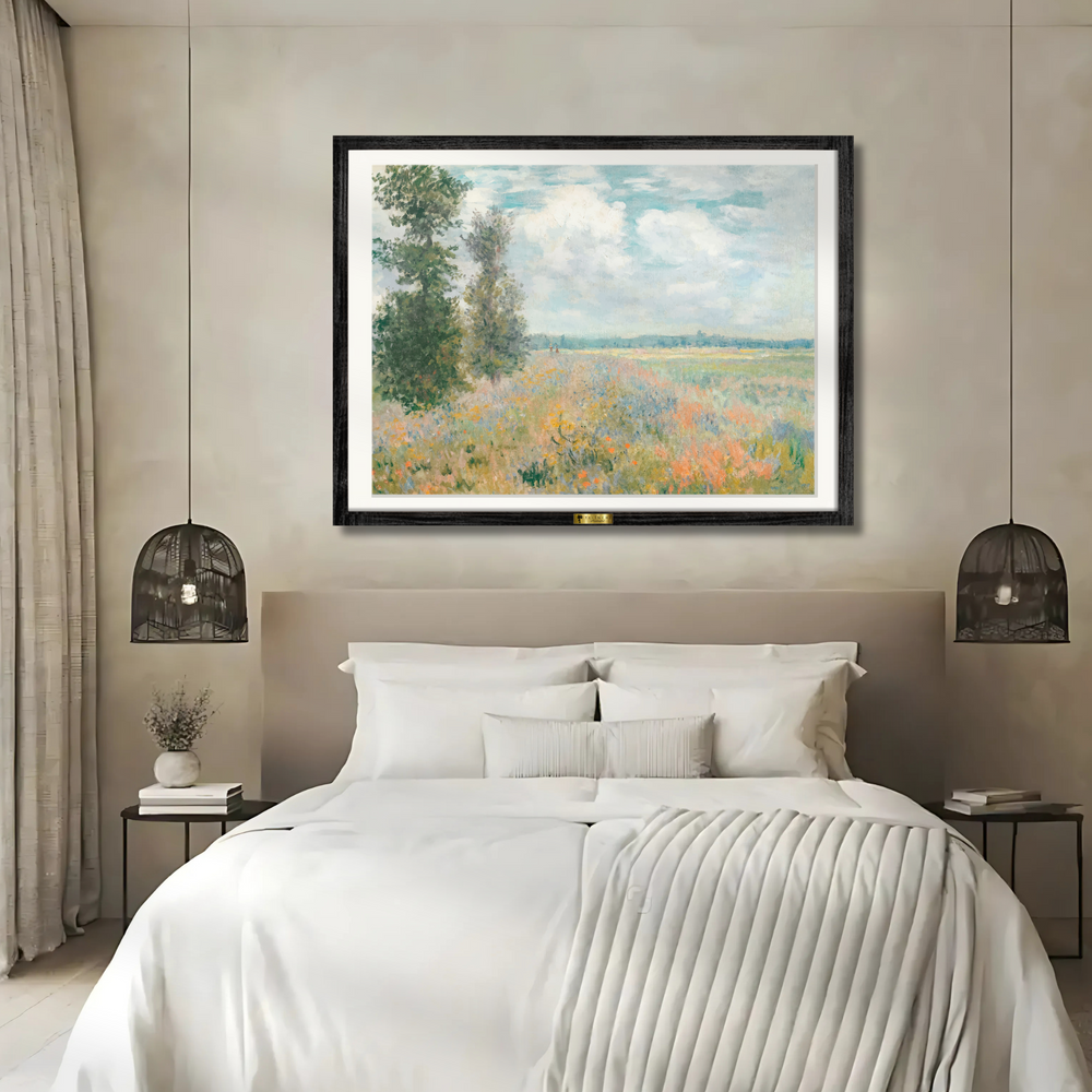 Poppy Field by, Claude Monet Art Painting