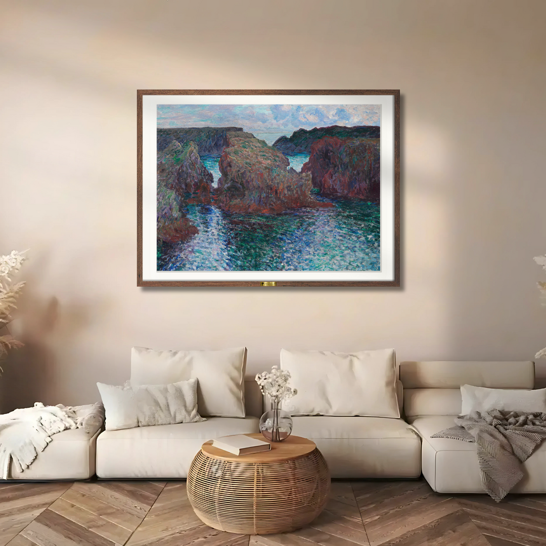 Rocks at Port-Goulphar by Claude Monet