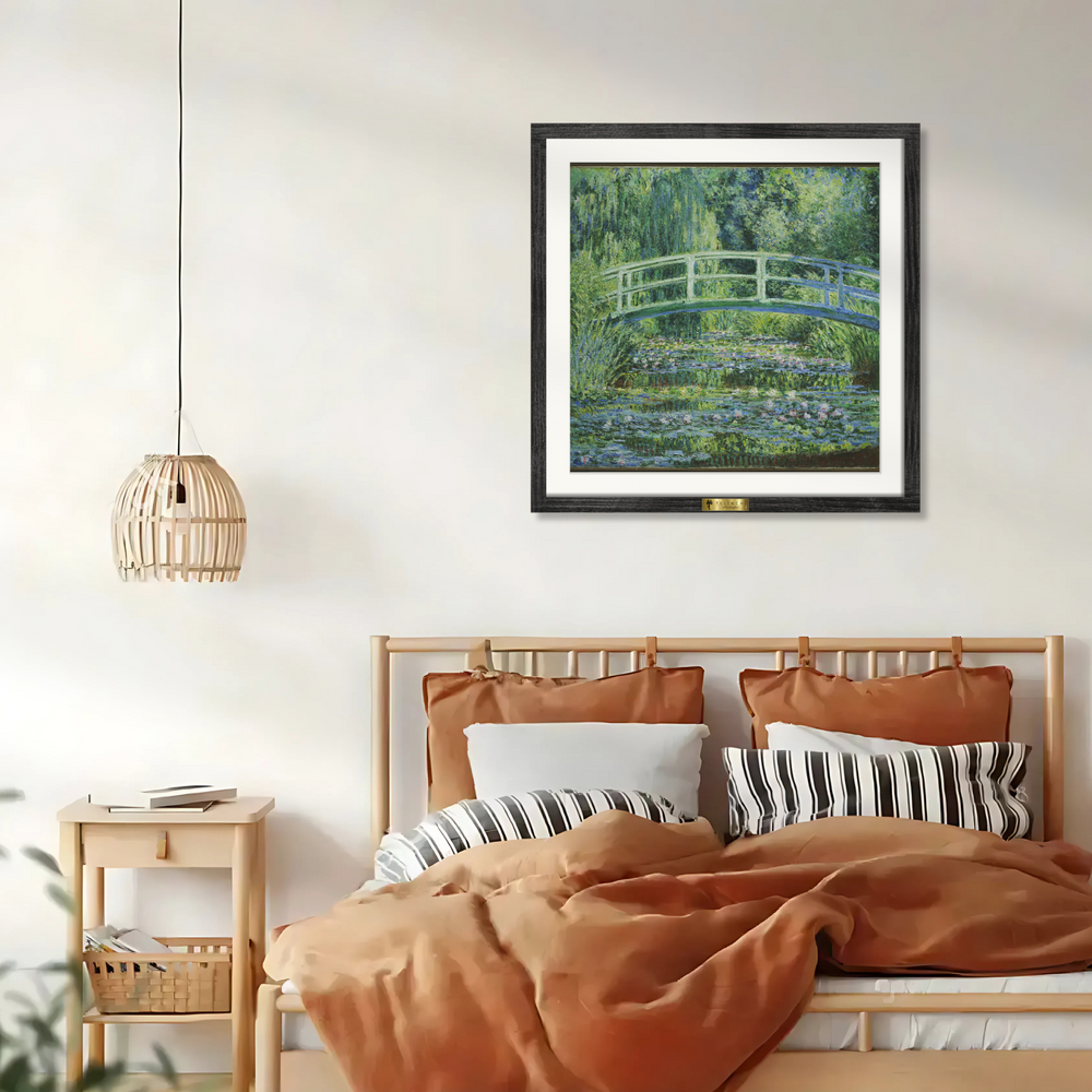 The Japanese Bridge by, Claude Monet Painting