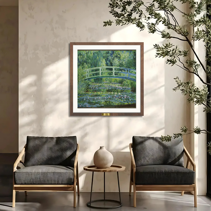 The Japanese Bridge by, Claude Monet Painting