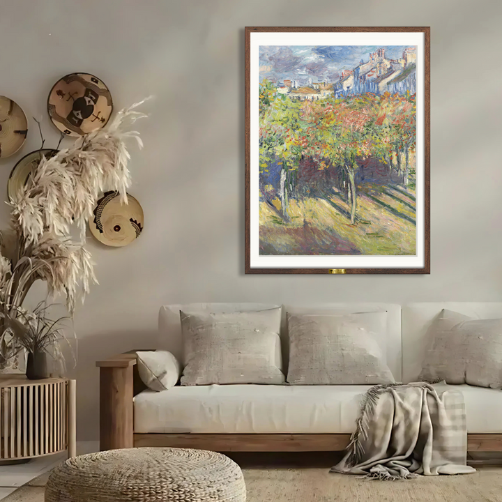 The Lindens of Poissy by, Claude Monet Popular Painting
