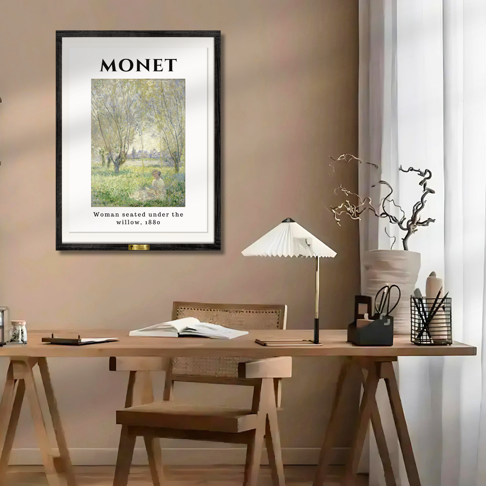 Woman Under the Willow, Claude Monet Art Painting