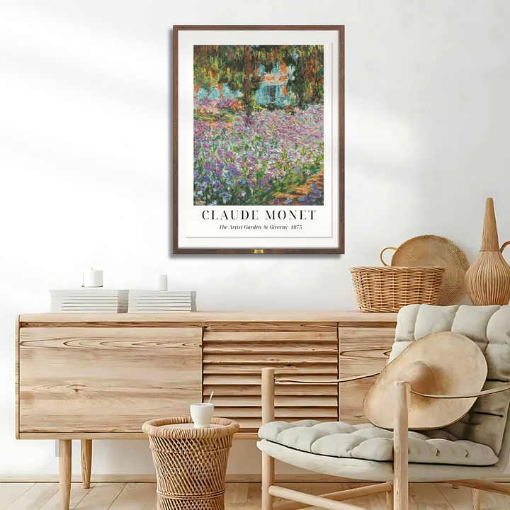 Artists Garden in Giverny, Claude Monet Popular Painting