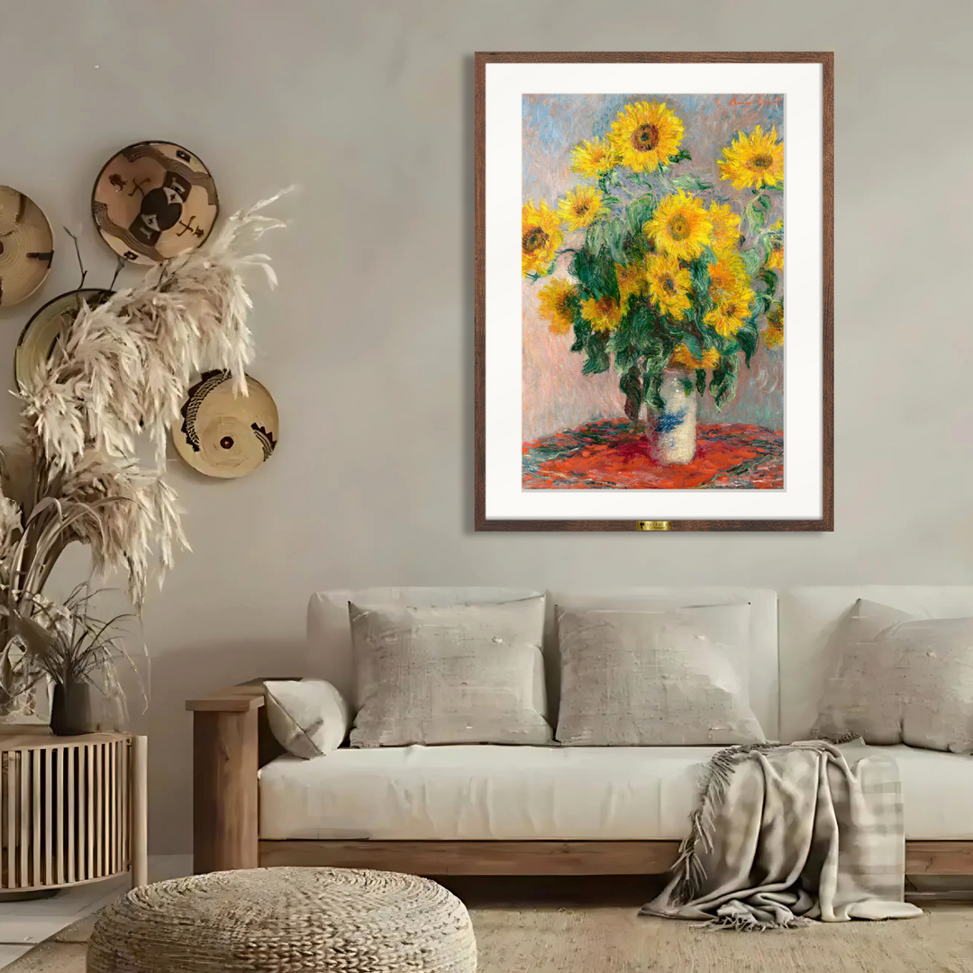 Vincent van Gogh’s Sunflowers series.