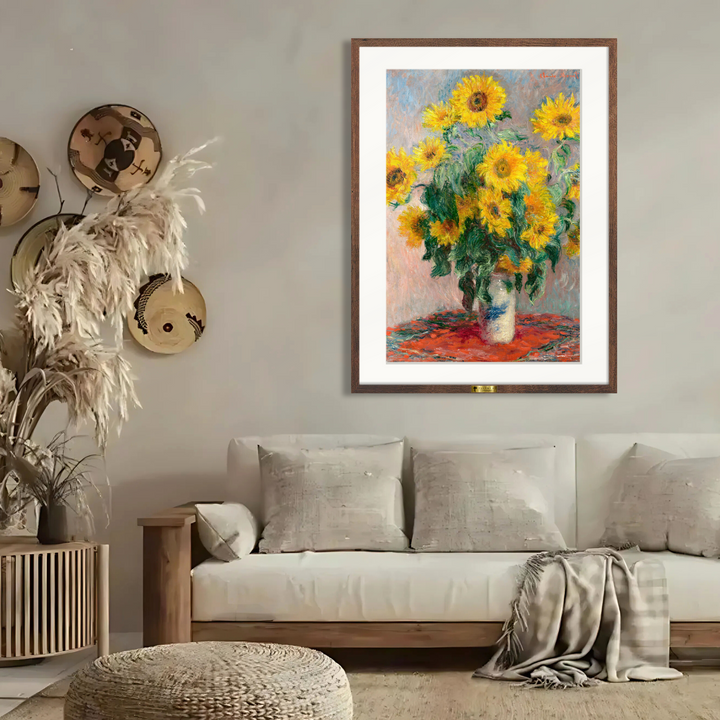 Vincent van Gogh’s Sunflowers series.