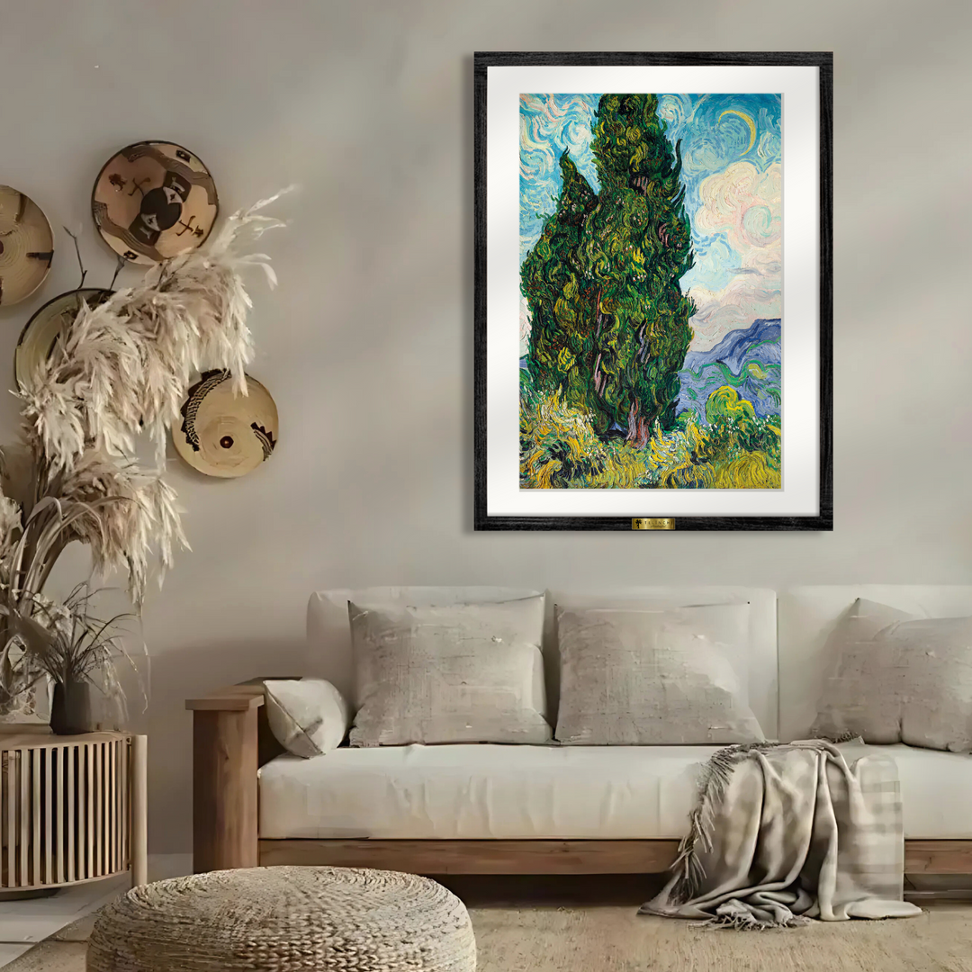 Cypress Trees by Vincent Van Gogh