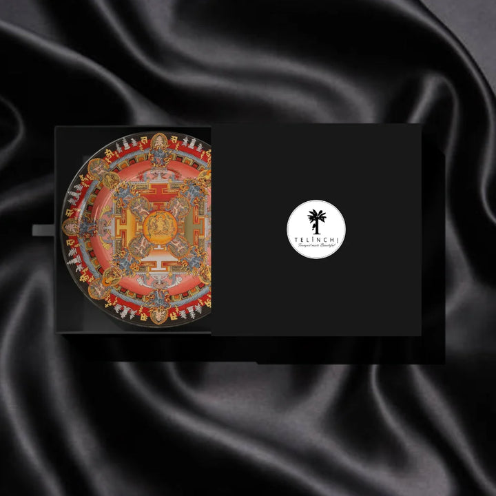 Tibetan Sacred Deity Mandala Plate