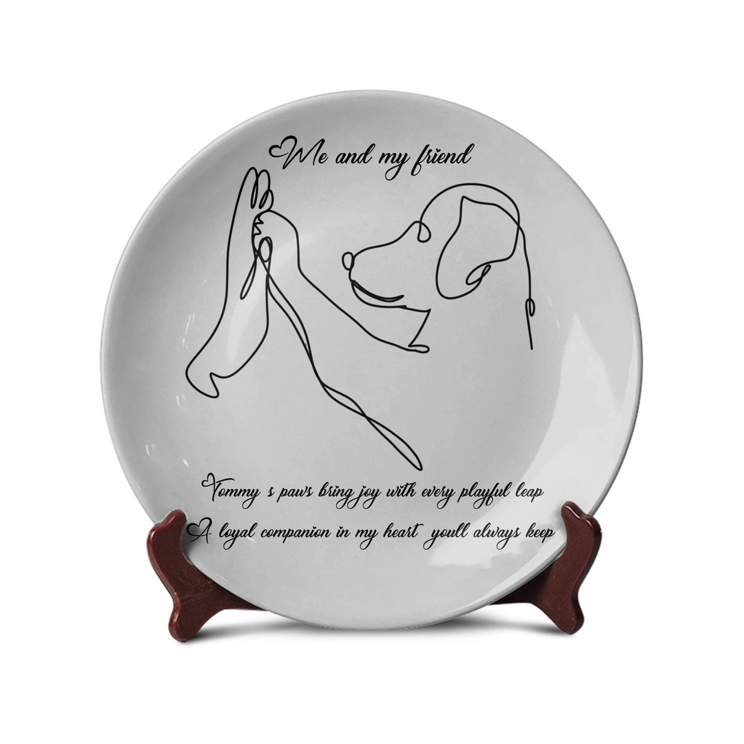 Dog Lover Personalized Line Art - Telinchi