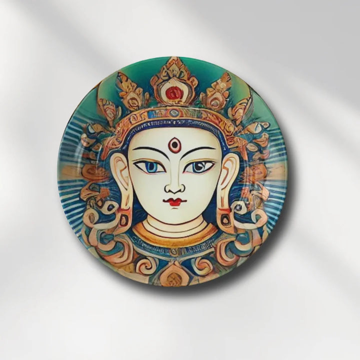 Tibetan Sacred Face Art Plate
