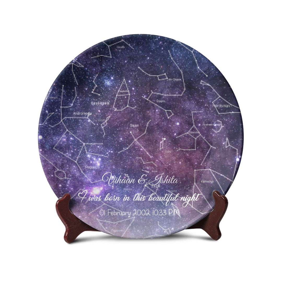 Galaxy Night Star Map - Telinchi