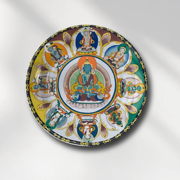 Tibetan Sacred Deity Wheel Plate