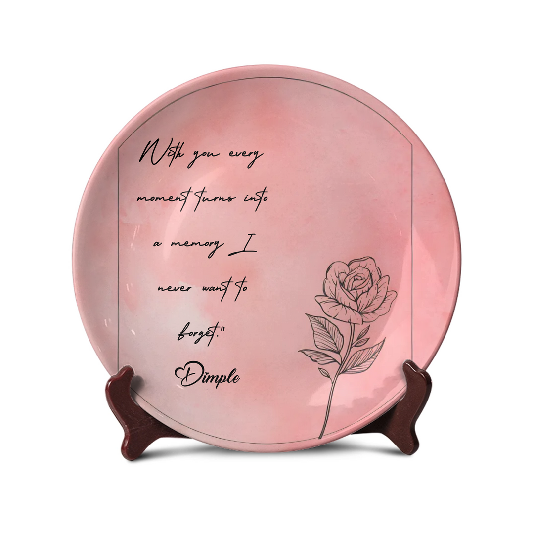Rose Memory Personalized Quote - Telinchi