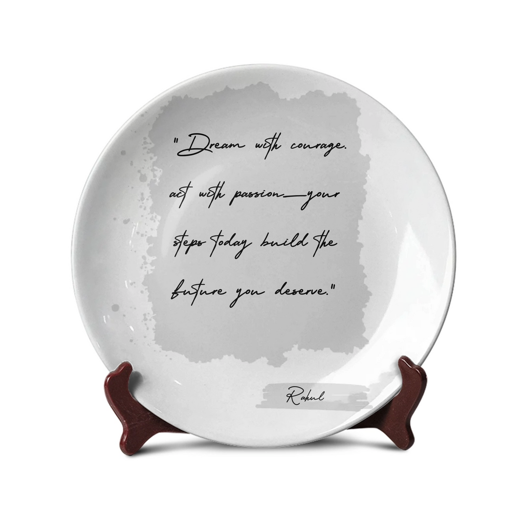 Dream with Courage Personalized Quote - Telinchi