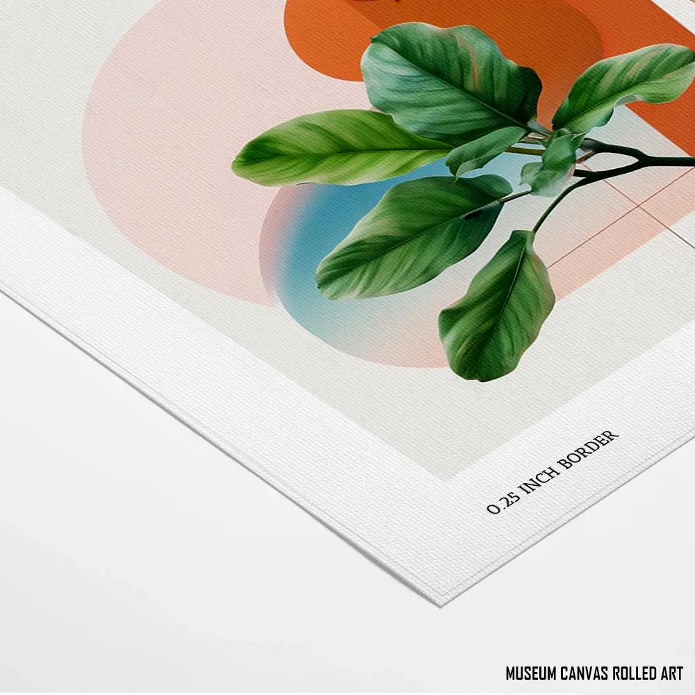 Botanical Leaf Abstract Wall Art