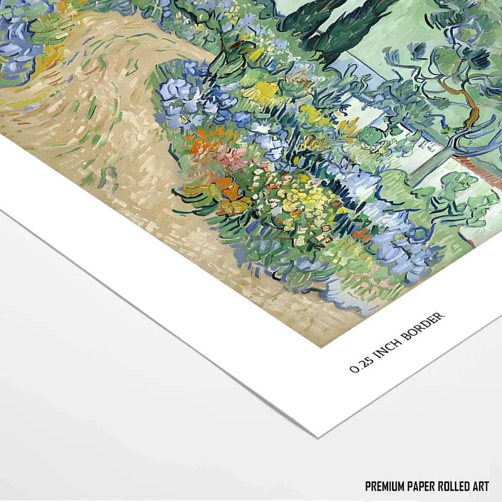 Garden with Flowering Trees by Vincent Van Gogh