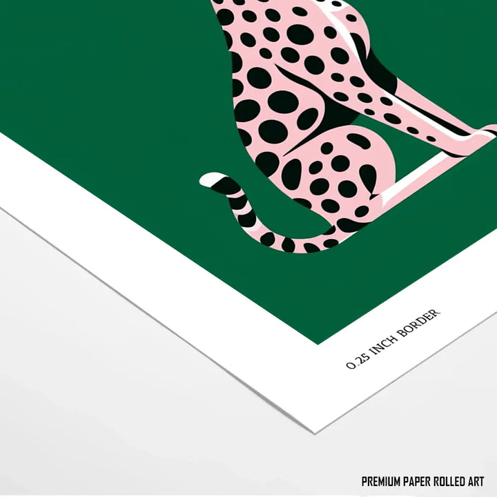 Pink Cheetah Art