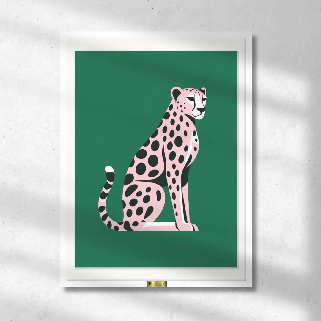 Pink Cheetah Art