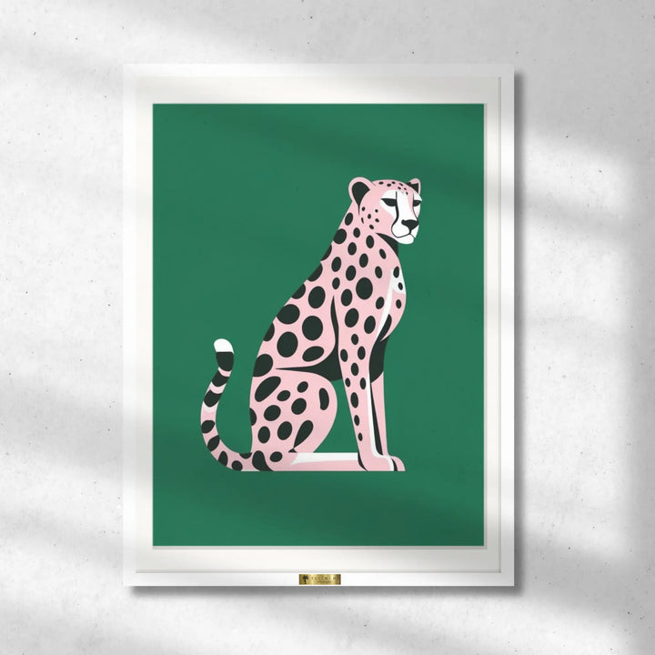 Pink Cheetah Art