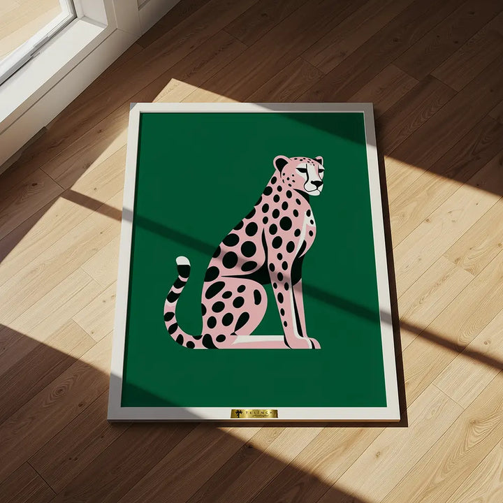 Pink Cheetah Art