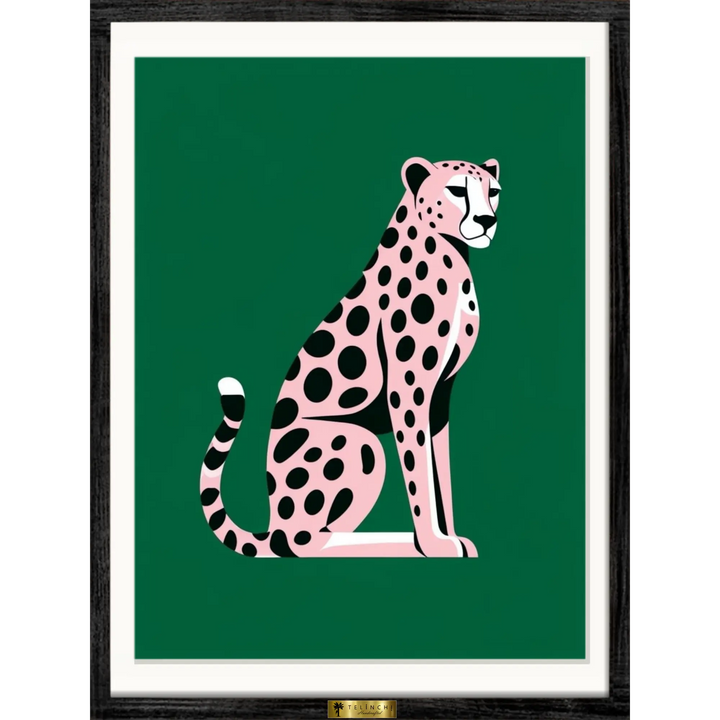 Pink Cheetah Art