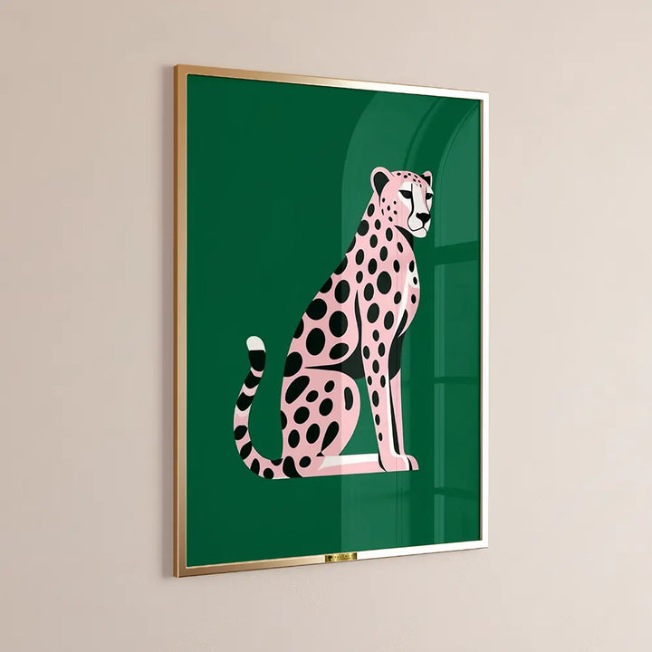 Pink Cheetah Art