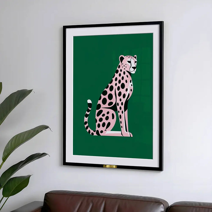 Pink Cheetah Art
