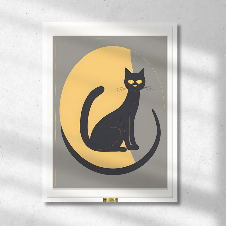 Elegant Cat Art