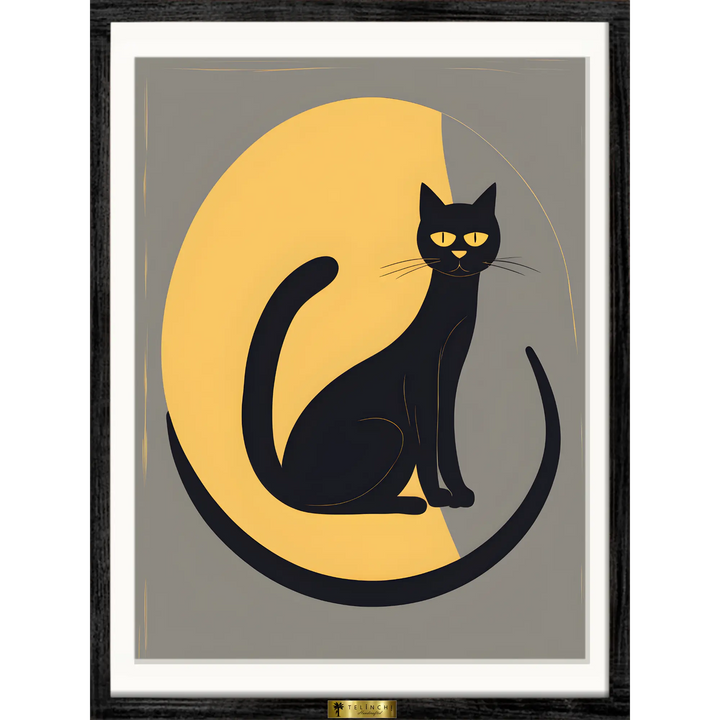 Elegant Cat Art