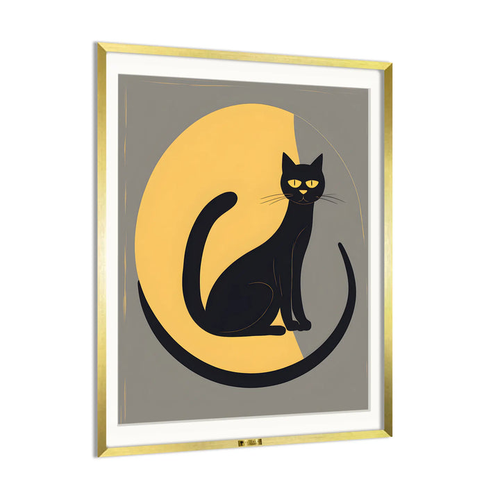Elegant Cat Art
