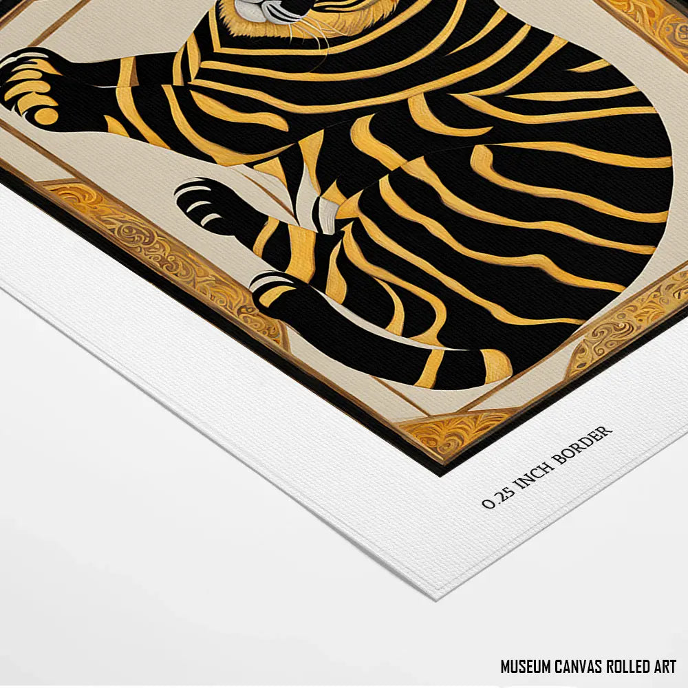 Golden Stripes Elegance