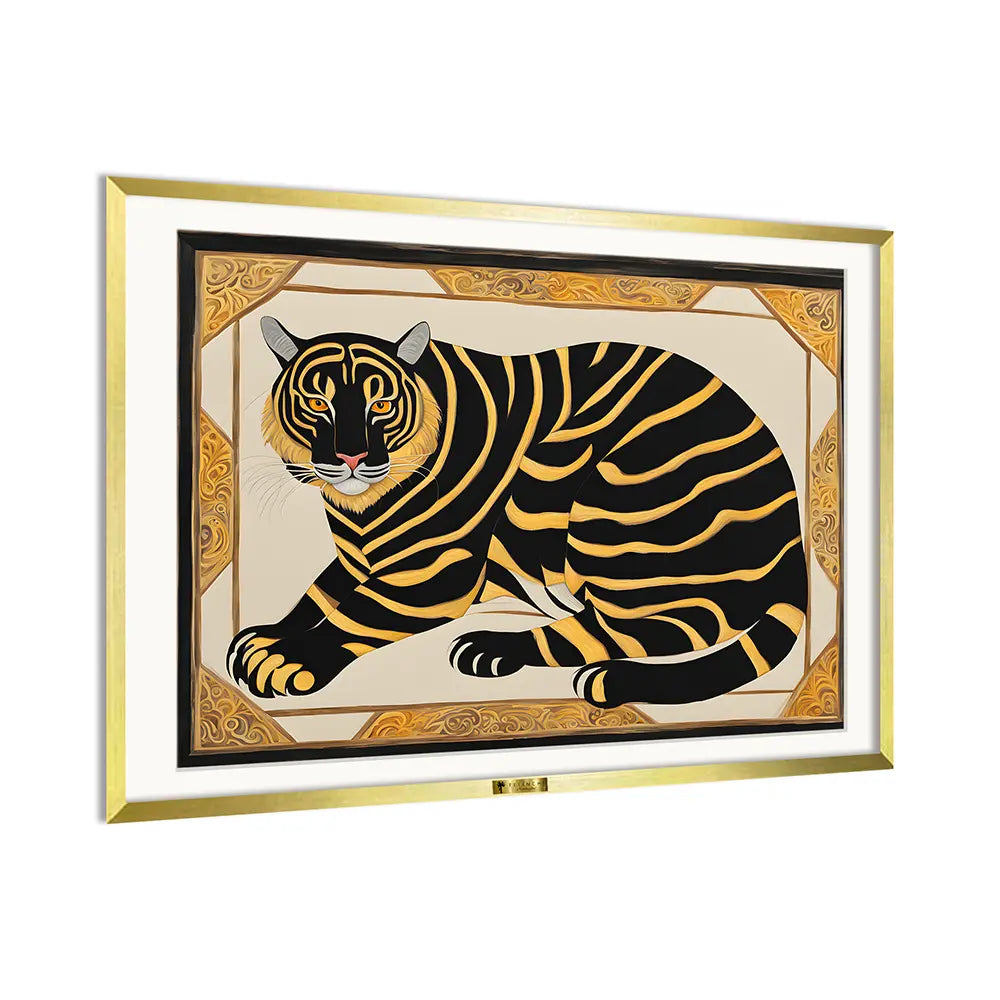 Golden Stripes Elegance