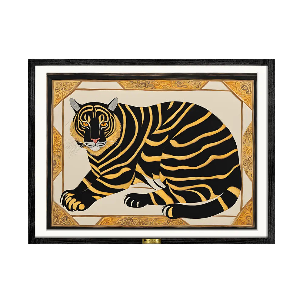 Golden Stripes Elegance