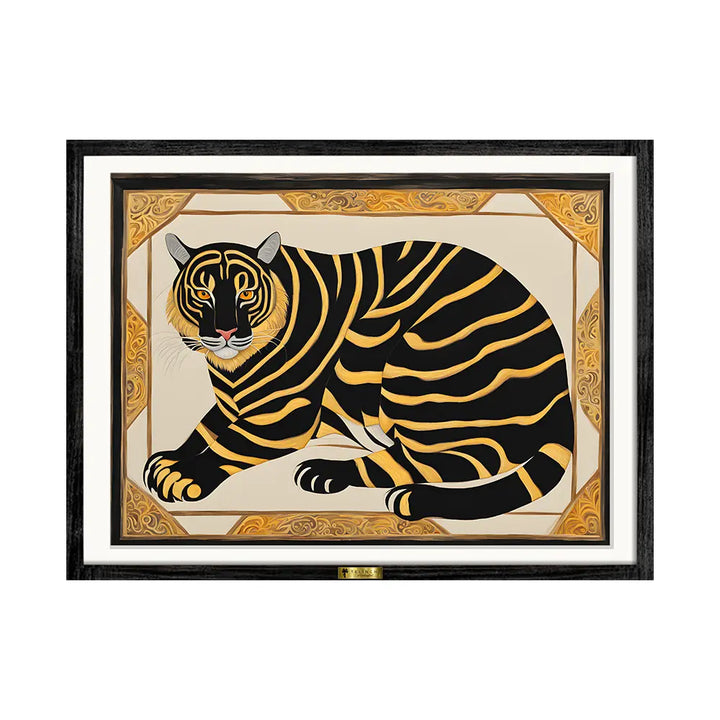 Golden Stripes Elegance