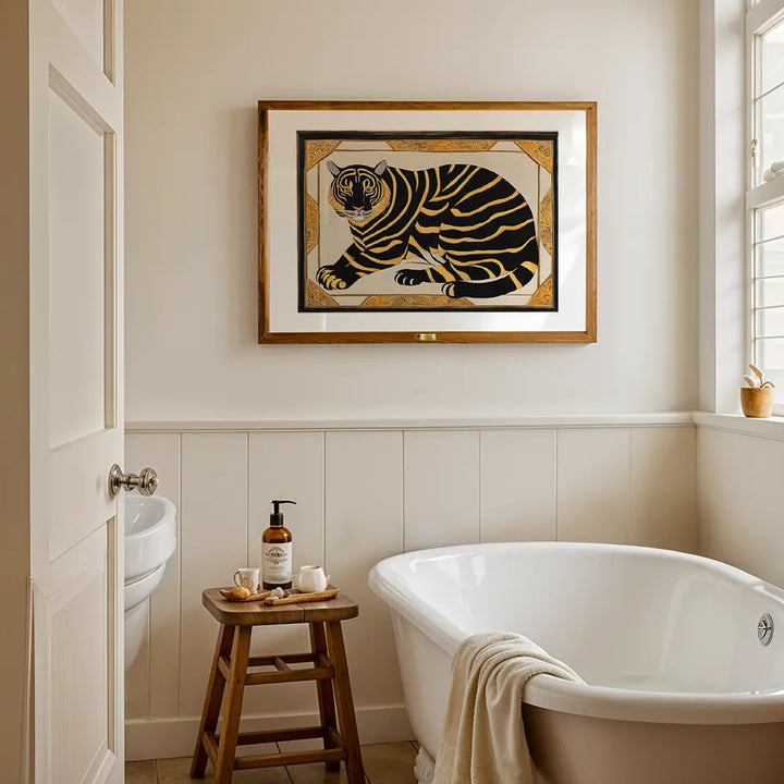 Golden Stripes Elegance